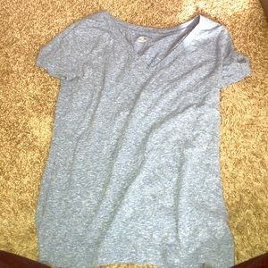 blue v neck